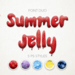 Summer Jelly Font Poster 1