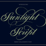 Sunlight Script Font Poster 1