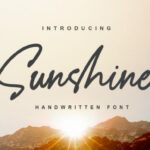 Sunshine Font Poster 1