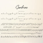 Sunshine Font Poster 8