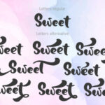 Sweet Dreams Font Poster 12