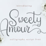 Sweety Amour Font Poster 1