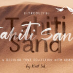 Tahiti Sand Font Poster 1