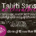 Tahiti Sand Font Poster 19