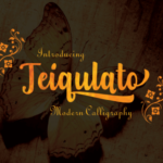 Teiqulato Script Font Poster 1