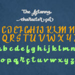 The Astana Script Font Poster 2