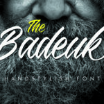 The Badeuk Font Poster 2