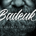 The Badeuk Font Poster 8