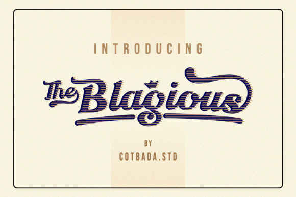 The Blagious Script Font