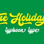 The Holiday Font Poster 1