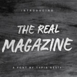 The Real Magazine Font Poster 1