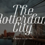 The Rotterdam City Font Poster 1