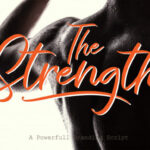 The Strength Font Poster 1