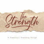 The Strength Font Poster 12