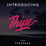 Thipe Font Poster 1