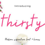 Thirsty Font Poster 1