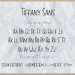 Tiffany Script Font Poster 13