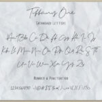 Tiffany Script Font Poster 10