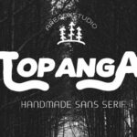 Topanga Font Poster 1