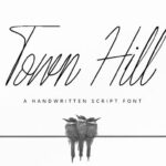 Town Hill Font Poster 1