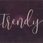 Trendy Font Poster 5