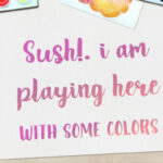 Tuesday Sush Font Poster 2