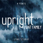 Upright Font Poster 1