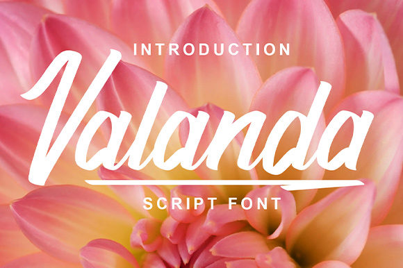 Valanda Font Poster 1