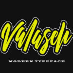 Valaseh Font Poster 1