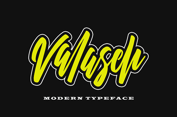 Valaseh Font Poster 1