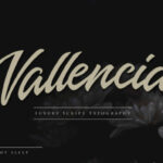 Vallencia Font Poster 1