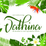 Vathina Font Poster 1