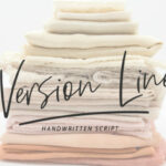 Version Line Font Poster 1