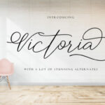 Victoria Font Poster 1