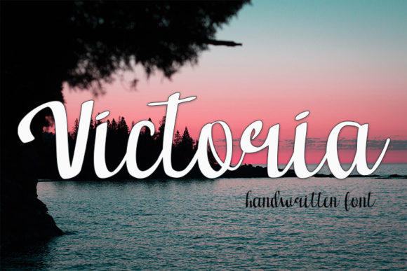 Victoria Font Poster 1