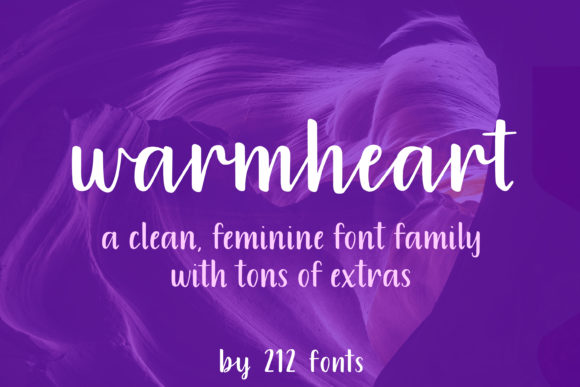 Warmheart Font Poster 1