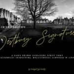 Westbury Signature Font Poster 1