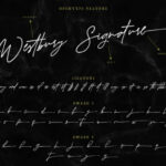 Westbury Signature Font Poster 6