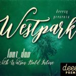 Westpark Script Font Duo Font Poster 1