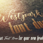 Westpark Script Font Duo Font Poster 4