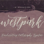 Westpark Script Font Duo Font Poster 5