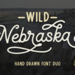 Wild Nebraska Font Poster 1