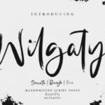 Wilgaty Font Poster 1