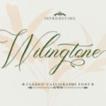 Wilingtone Font Poster 1