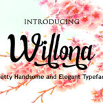 Willona Font Poster 1