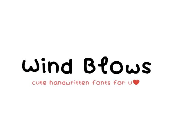 Wind Blows Font