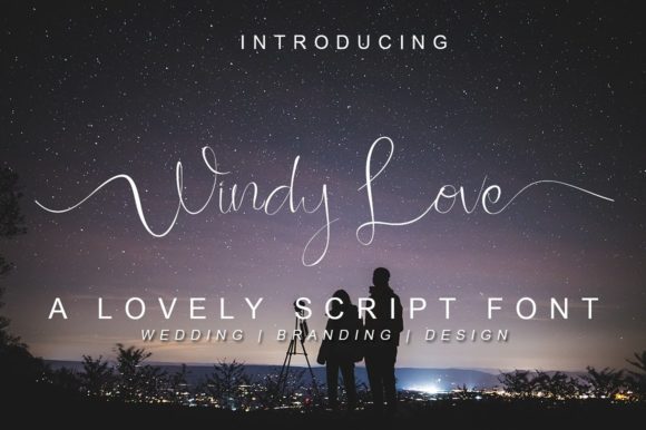 Windy Love Font