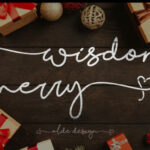 Wisdom Merry Font Poster 1