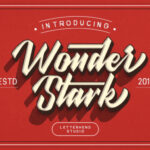 Wonder Stark Font Poster 1