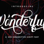 Wonderfull Font Poster 1